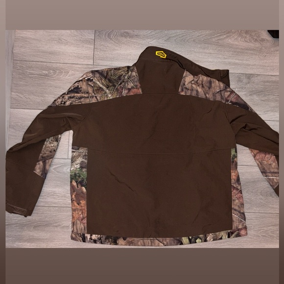 Yukon Gear Men’s Size 3XL Zip Up Jacket Brown Camo Camouflage Pockets EUC - Picture 2 of 11